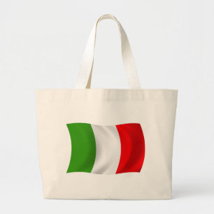 Bolsa Tote Grande Itália Flag Tote Bag