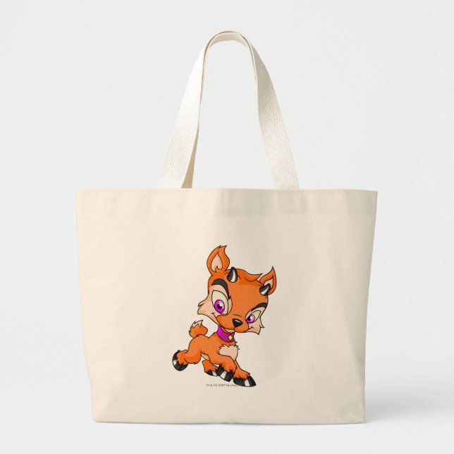 Bolsa Tote Grande Ixi laranja (Frente)