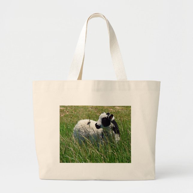 Bolsa Tote Grande Jacob Ram Lamb (Frente)
