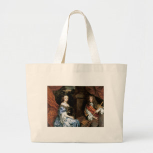 Bolsa Tote Grande James II e Anne Hyde por Sir Peter Lely