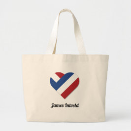 Bolsa Tote Grande James Intveld com o Coração da Holanda