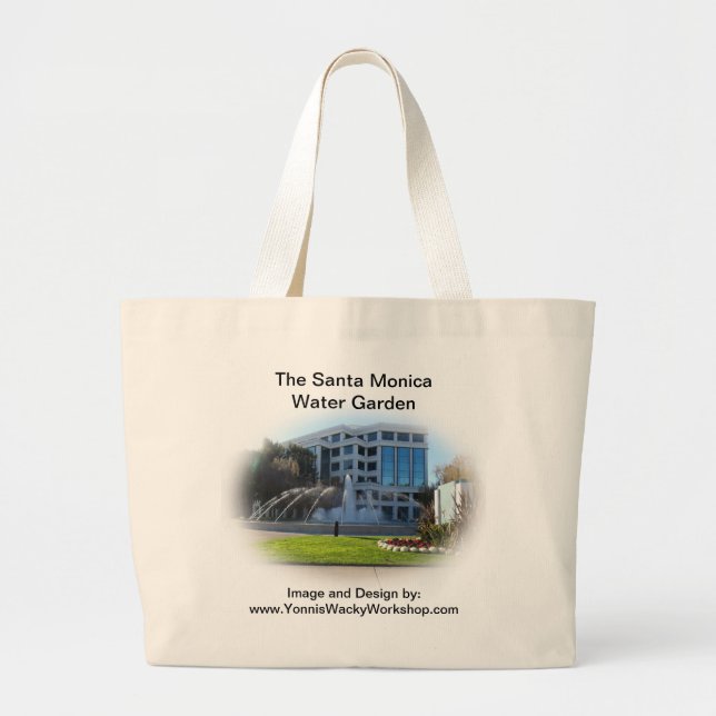 Bolsa Tote Grande Jardim d'água (Frente)