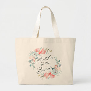 Bolsa Tote Grande Jardim Francês, Terra Floral Mãe da Noiva