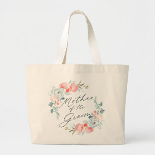 Bolsa Tote Grande Jardim Francês Terra Terra Terra Mãe do Groom