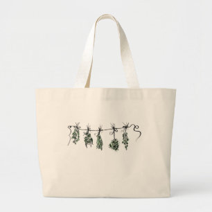 Bolsa Tote Grande Jardim Herbário