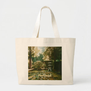 Bolsa Tote Grande Jardim Japonês, Portland, Oregon Lembrança