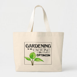 Bolsa Tote Grande Jardinar é um exercício no optimismo