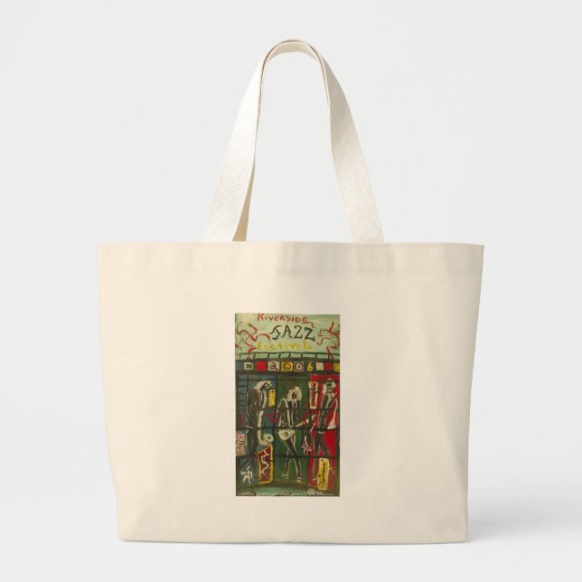 Bolsa Tote Grande jazz ribeirinho (Frente)