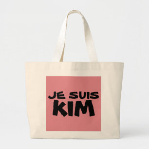 BOLSA TOTE GRANDE JE SUIS (EU SOU) KIM DAVIS BOLSAS