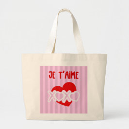 Bolsa Tote Grande Je t’aime