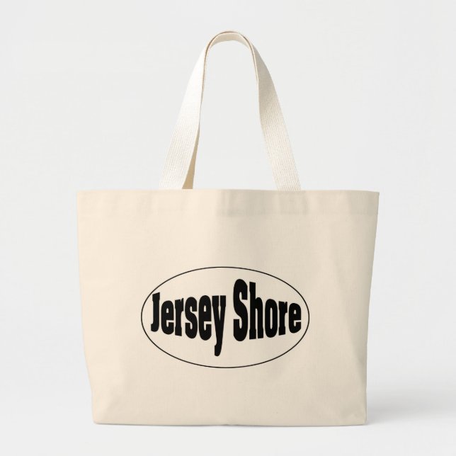 Bolsa Tote Grande Jersey Shore Oval (Frente)