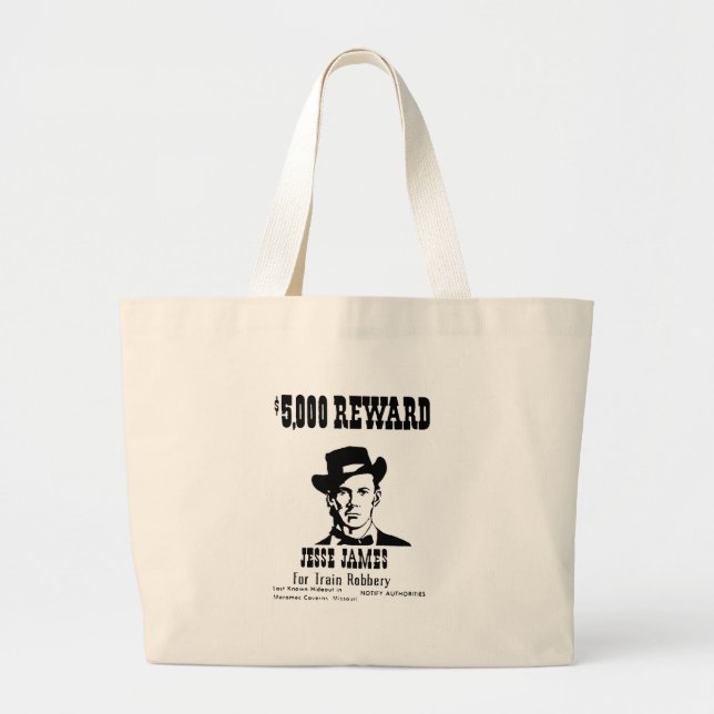 Bolsa Tote Grande Jesse James Procurado (Frente)