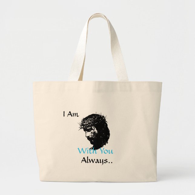 Bolsa Tote Grande Jesus Bag (Frente)