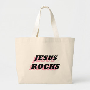 BOLSA TOTE GRANDE JESUS ROCKS