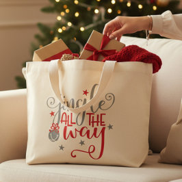 Bolsa Tote Grande Jingle All Way Christmas Bells