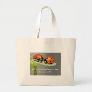 Bolsa Tote Grande Joaninha Velha e Senil Novos Amigos Divertidos Mel