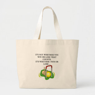 Bolsa Tote Grande Jogador do CROQUET