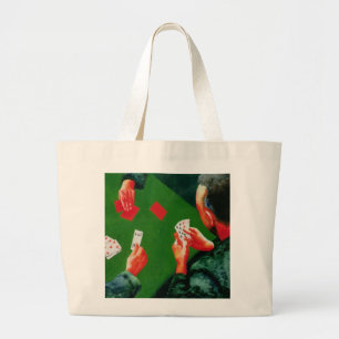 Bolsa Tote Grande Jogo de cartas 1988