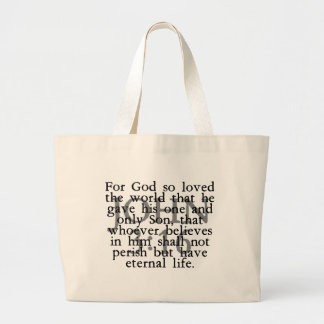 Bolsa Tote Grande John 3:16