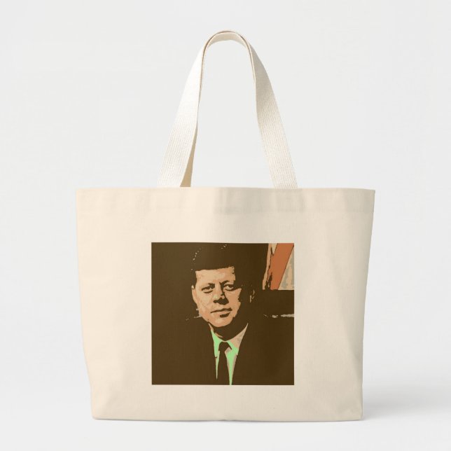 Bolsa Tote Grande John F Kennedy (Frente)