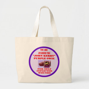 BOLSA TOTE GRANDE JOHN KERRY PURPLE OWIE