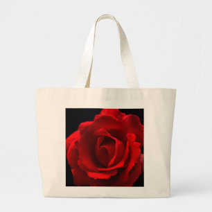 Bolsa Tote Grande jtcna rosa vermelha