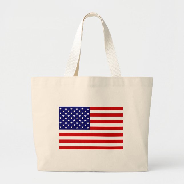 Bolsa Tote Grande jtcnt Sinalizador EUA (Frente)