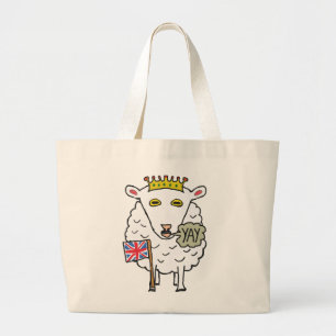 Bolsa Tote Grande Jubilee Royal Sheep