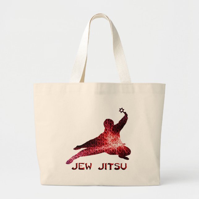 Bolsa Tote Grande Judeu Jitsu (Frente)
