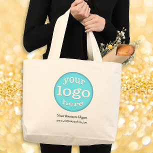 Bolsa Tote Grande Jumbo de promoção de logotipo de evento comercia