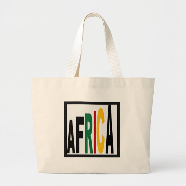 Bolsa Tote Grande Jumbo Tote AFRICA (Frente)