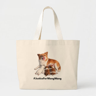 Bolsa Tote Grande Justice for Wang Wang