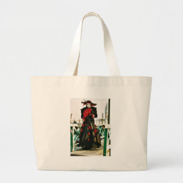 Bolsa Tote Grande Kabuki Geisha Design