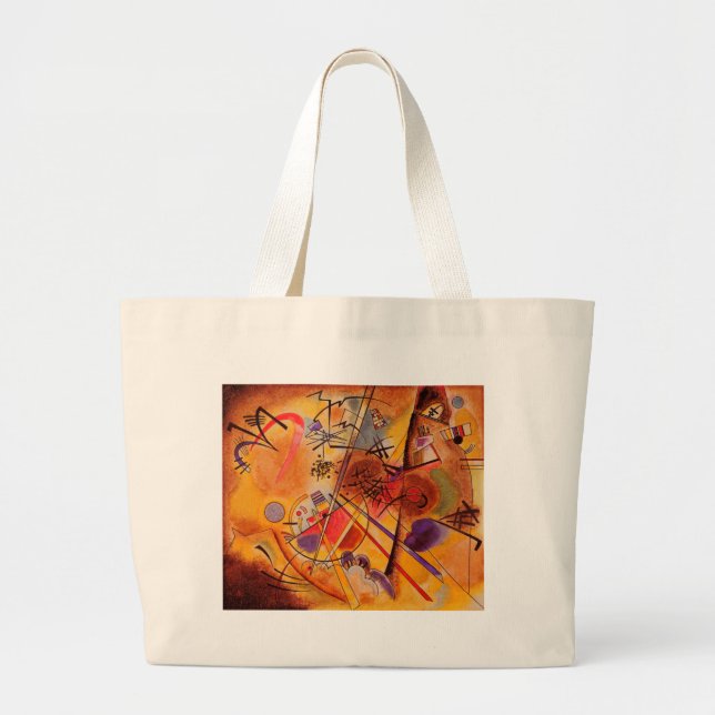 Bolsa Tote Grande Kandinsky Brown Yellow Red Blue (Frente)