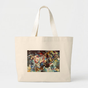 Bolsa Tote Grande Kandinsky Composition VI Abstrato Pintura