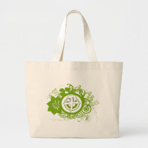 Bolsa Tote Grande Kanji para a paz