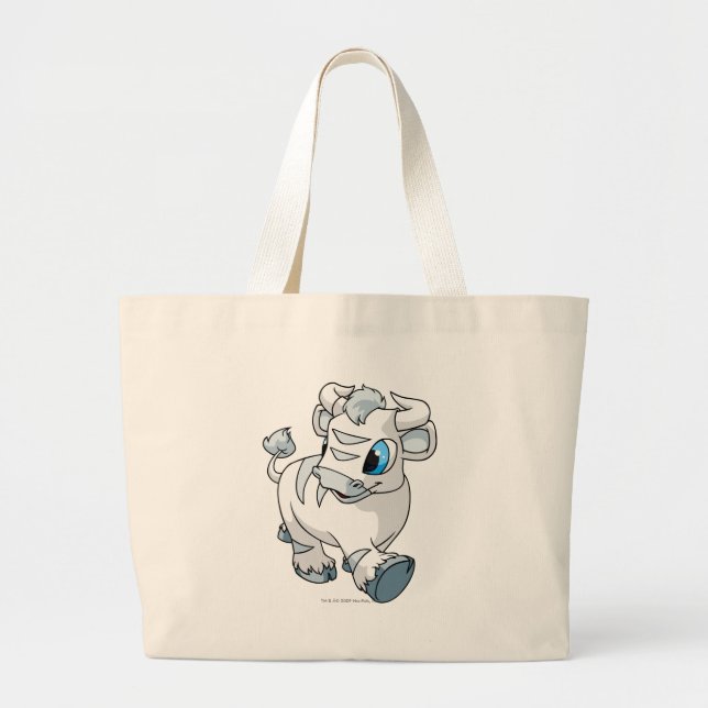 Bolsa Tote Grande Kau brancos (Frente)
