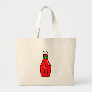 Bolsa Tote Grande Ketchup de tomate