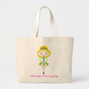 Bolsa Tote Grande KIDLETS: loura-dançarina irlandesa