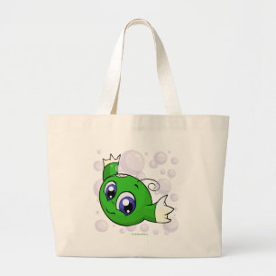 Bolsa Tote Grande Kiko verde que swishing através do lago Kiko