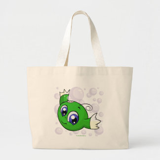 Bolsa Tote Grande Kiko verde que swishing através do lago Kiko