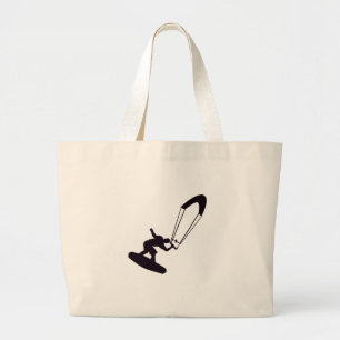 Bolsa Tote Grande Kiteboarding verdadeiro