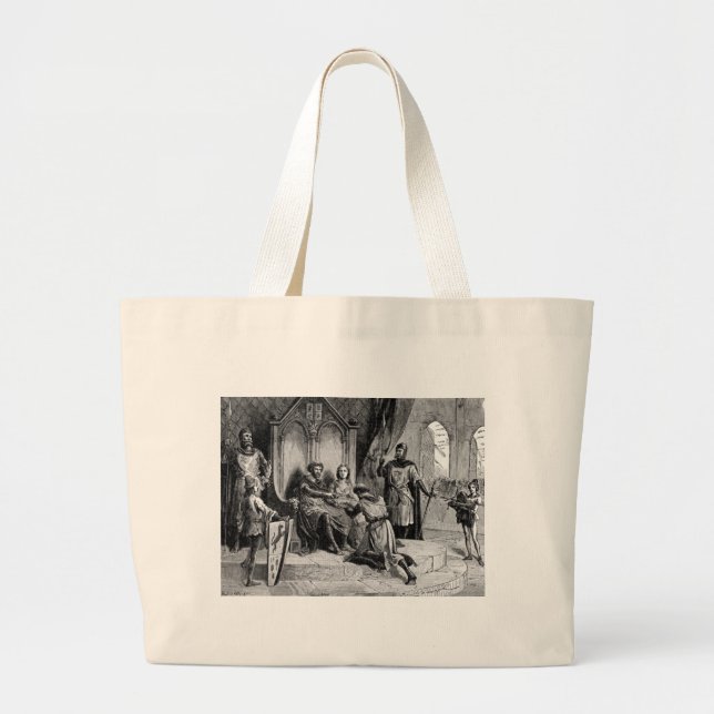 Bolsa Tote Grande Knight Bag Medieval (Frente)