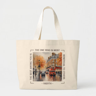 Bolsa Tote Grande Knightsbridge Rainy Day Hadith Tote Bag