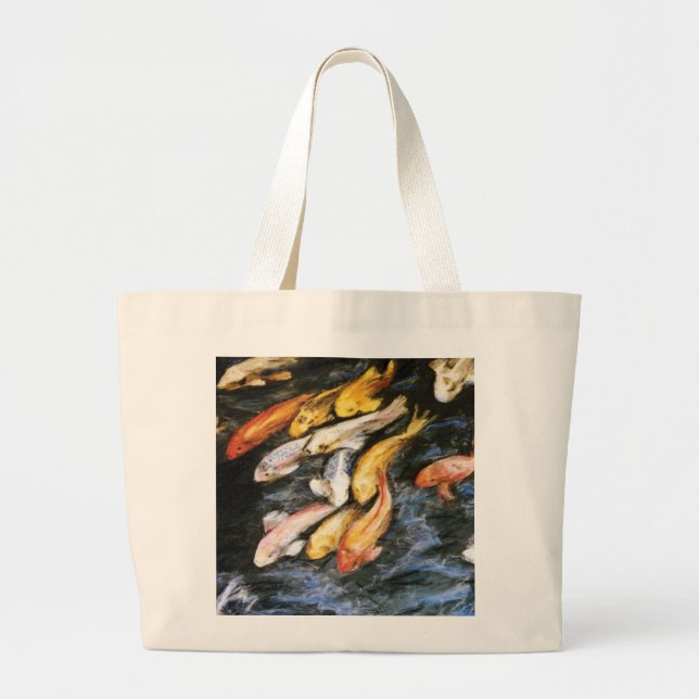 Bolsa Tote Grande Koi Fish Bag (Frente)