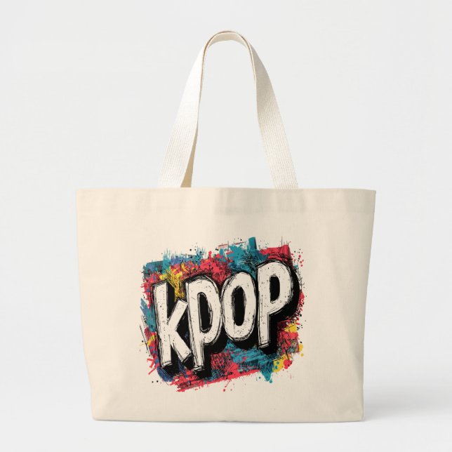 BOLSA TOTE GRANDE “KPOP” (Frente)