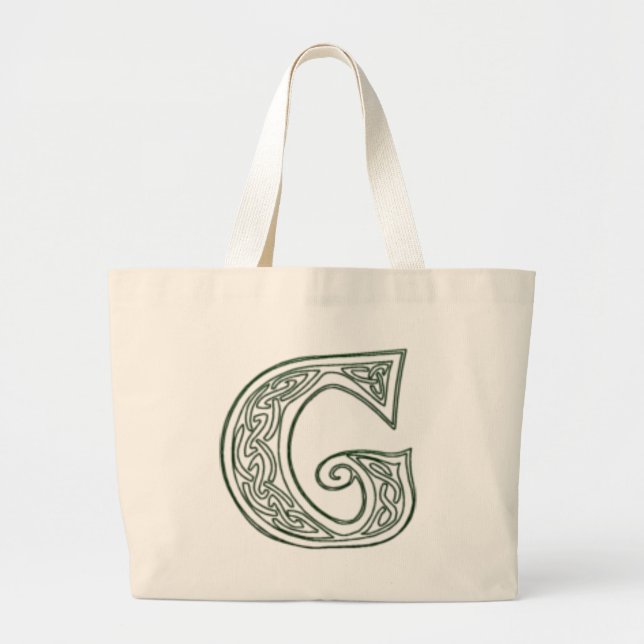 Bolsa Tote Grande KRW - G - Sacola Monogrammed celta (Frente)