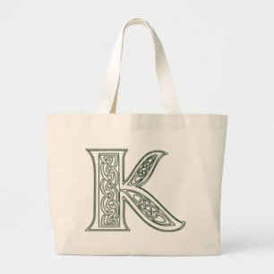 Bolsa Tote Grande KRW - K - Sacola Monogrammed celta