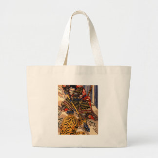 Bolsa Tote Grande Kuniyoshi 1797-1861, Utagawa, Japão, tigre