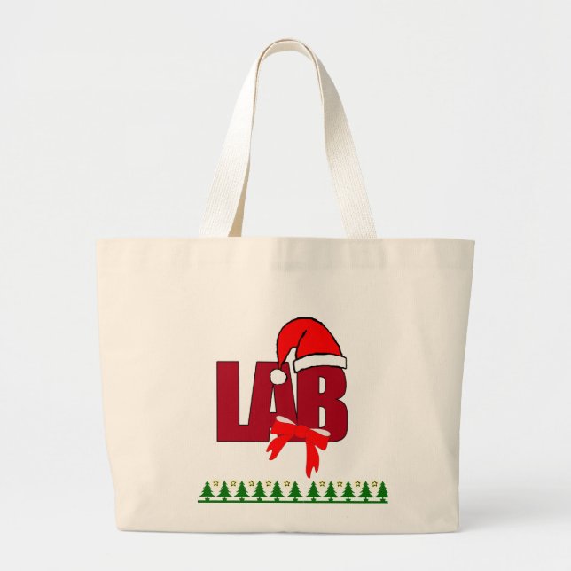 BOLSA TOTE GRANDE LABORATÓRIO DE PAPAIS NOEIS DE NATAL (Frente)